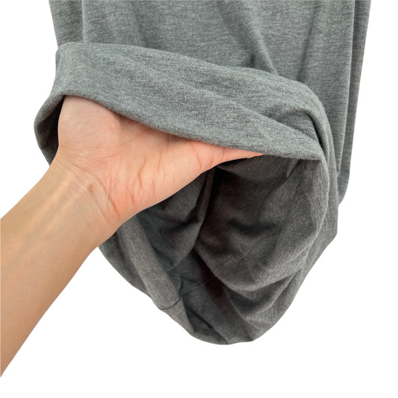 T by Alexander Wang Grey Gathered Hem Skirt - Picture 4 of 8